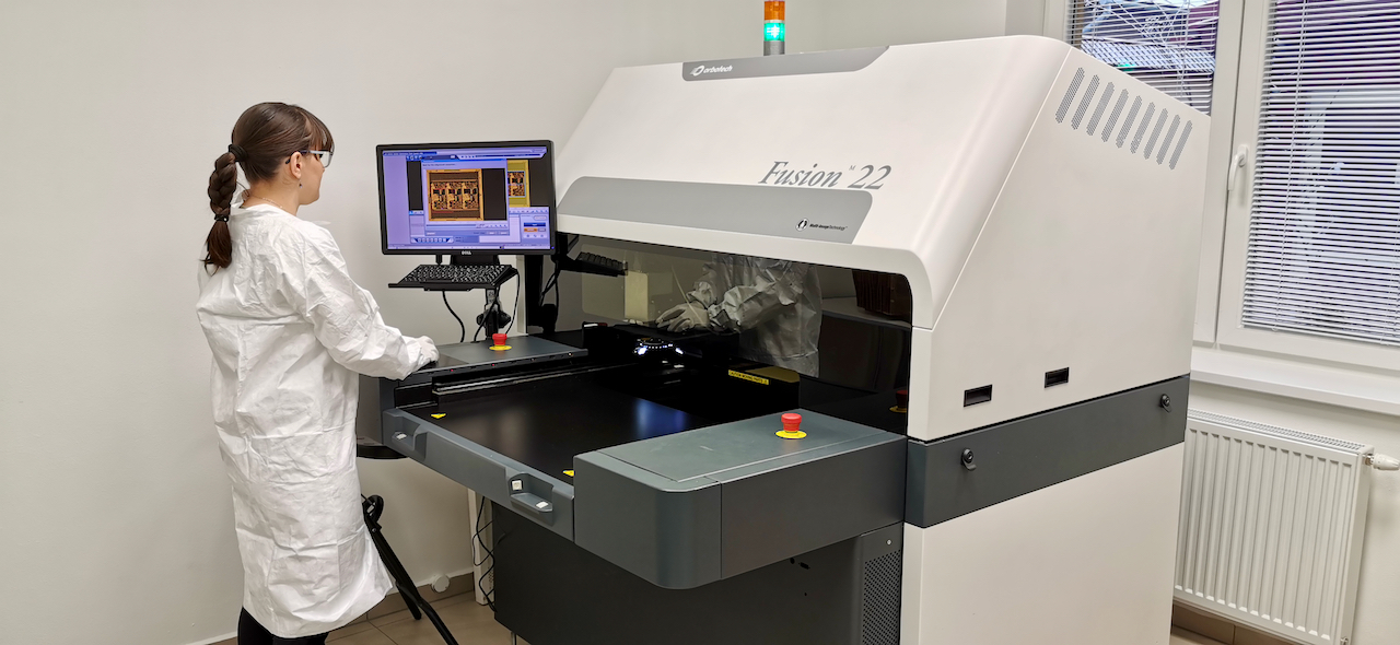 Technológia na optický test Fusion 22 od firmy Orbotech